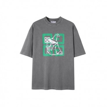 지방시 남성 크루넥 그레이 반팔티 - Givenchy Mens Gray Short Sleeved Tshirts 
