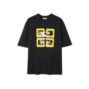 지방시 남성 크루넥 그레이 반팔티 - Givenchy Mens Gray Short Sleeved Tshirts 