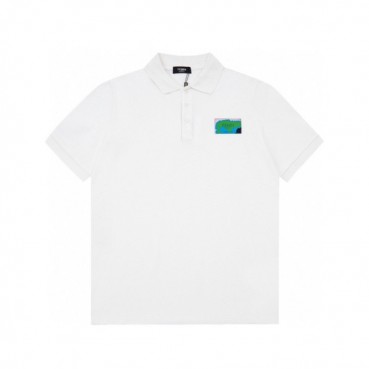 펜디 남성 화이트 폴로 반팔티 - Fendi Mens White Short sleeved Tshirts 