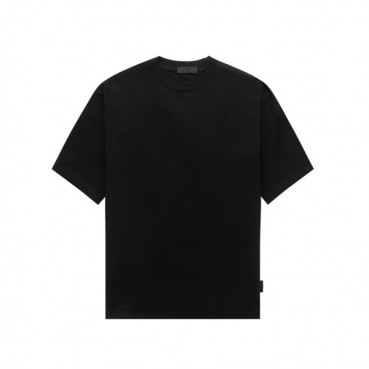 프라다 남성 크루넥 블랙 반팔티 - Prada Mens Black Short sleeved Tshirts 