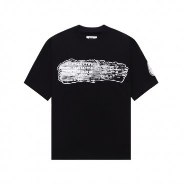 메종마르지엘라 남/녀 크루넥 블랙 반팔티 - Maison Margiela Unisex Black Tshirts 