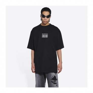 발렌시아가 남성 블랙 크루넥 반팔티 - Balenciaga Mens Black Short sleeved Tshirts 