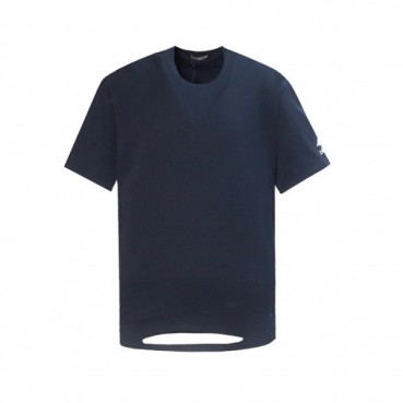 발렌시아가 남성 네이비 크루넥 반팔티 - Balenciaga Mens Navy Short sleeved Tshirts 