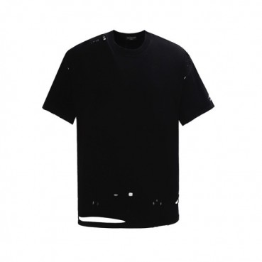 발렌시아가 남성 블랙 크루넥 반팔티 - Balenciaga Mens Black Short sleeved Tshirts 