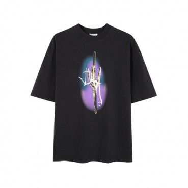 디올 남성 블랙 크루넥 반팔티 - Dior Mens Black Short sleeved Tshirts 
