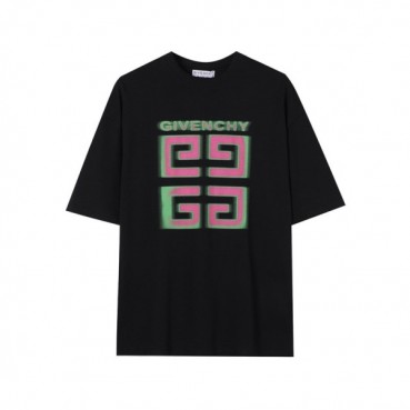 지방시 남성 크루넥 블랙 반팔티 - Givenchy Mens Black Short Sleeved Tshirts 