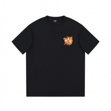 펜디 남성 블랙 크루넥 반팔티 - Fendi Mens Black Short sleeved Tshirts 