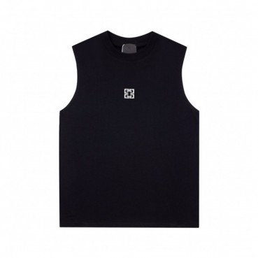 지방시 남성 크루넥 블랙 나시 - Givenchy Mens Black Sleeveless Tshirts 