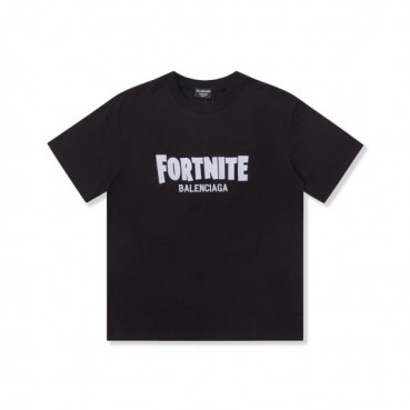 발렌시아가 남성 블랙 크루넥 반팔티 - Balenciaga Mens Black Short sleeved Tshirts 