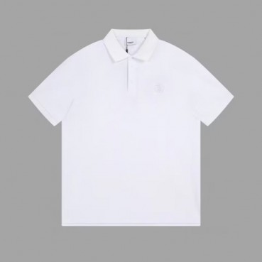 버버리 남성 화이트 크루넥 반팔티 - Burberry Mens White Short Sleeved Tshirts 