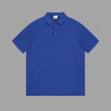 버버리 남성 블루 크루넥 반팔티 - Burberry Mens Blue Short Sleeved Tshirts 