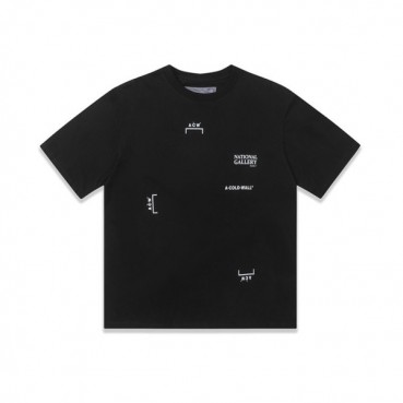 어콜드월 남성 크루넥 블랙 반팔티 - ACW Mens Black Short sleeved Tshirts 