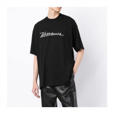 베트멍 남/녀 트렌디 블랙 반팔티 - Vetements Unisex Black Tshirts 