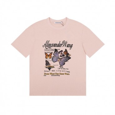 알렉산더왕 여성 핑크 반팔티 - Alexanderwang Womens Pink Short sleeved Tshirts 