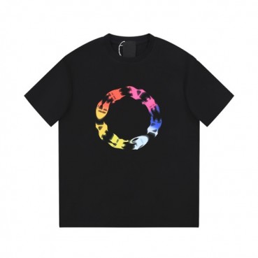 지방시 남성 크루넥 블랙 반팔티 - Givenchy Mens Black Short Sleeved Tshirts 
