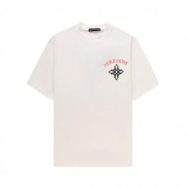크롬하츠 남성 아이보리 크루넥 반팔티 - Chrom Hearts Mens Ivory Short sleeved Tshirts 