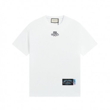 발렌시아가 남성 화이트 크루넥 반팔티 - Balenciaga Mens White Short sleeved Tshirts 