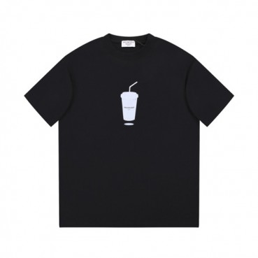 발렌시아가 남성 블랙 크루넥 반팔티 - Balenciaga Mens Black Short sleeved Tshirts 