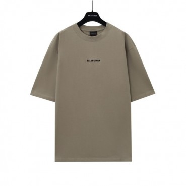 발렌시아가 남성 그레이 크루넥 반팔티 - Balenciaga Mens Gray Short sleeved Tshirts 