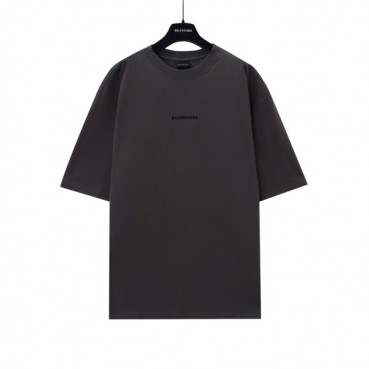 발렌시아가 남성 블랙 크루넥 반팔티 - Balenciaga Mens Black Short sleeved Tshirts 