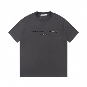 알렉산더왕 남성 그레이 반팔티 - Alexander wang Mens Gray Short sleeved Tshirts 