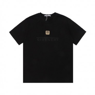 지방시 남성 크루넥 블랙 반팔티 - Givenchy Mens Black Short Sleeved Tshirts 