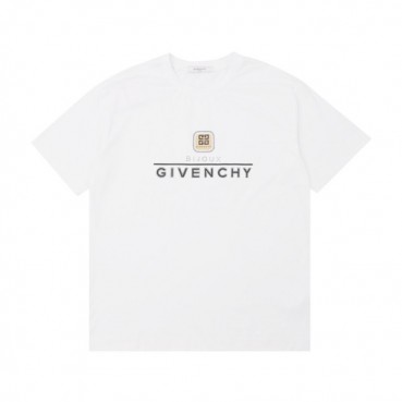지방시 남성 크루넥 화이트 반팔티 - Givenchy Mens White Short Sleeved Tshirts 