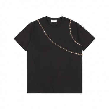 샤넬 남/녀 블랙 그레이 반팔티 - Chanel Unisex Black Tshirts 