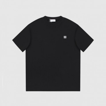 지방시 남성 크루넥 블랙 반팔티 - Givenchy Mens Black Short Sleeved Tshirts 