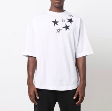 팜 엔젤스 남성 아이보리 크루넥 반팔티 - Pam Angels Mens Ivory Tshirts 