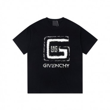 지방시 남성 크루넥 블랙 반팔티 - Givenchy Mens Black Short Sleeved Tshirts 