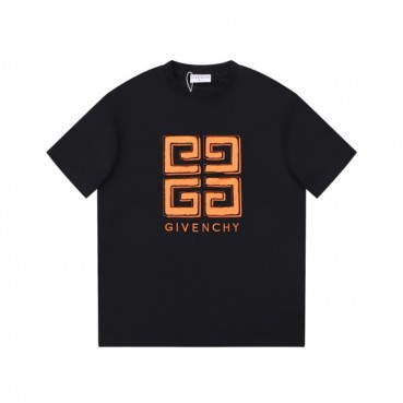 지방시 남성 크루넥 블랙 반팔티 - Givenchy Mens Black Short Sleeved Tshirts 