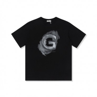 지방시 남성 크루넥 블랙 반팔티 - Givenchy Mens Black Short Sleeved Tshirts 