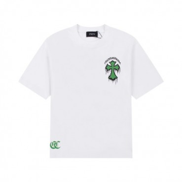 크롬하츠 남성 화이트 반팔티 - Chrom Hearts Mens White Short sleeved Tshirts 