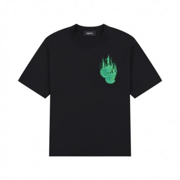 크롬하츠 남성 블랙 반팔티 - Chrom Hearts Mens Black Short sleeved Tshirts 