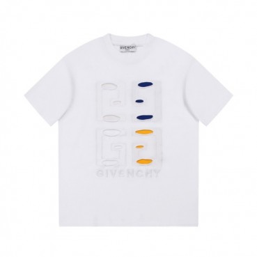 루이비통 남성 화이트 크루넥 반팔티 - Louis vuitton Mens White Short sleeved Tshirts 