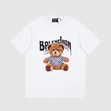 버버리 남성 화이트 크루넥 반팔티 - Burberry Mens White Short Sleeved Tshirts 