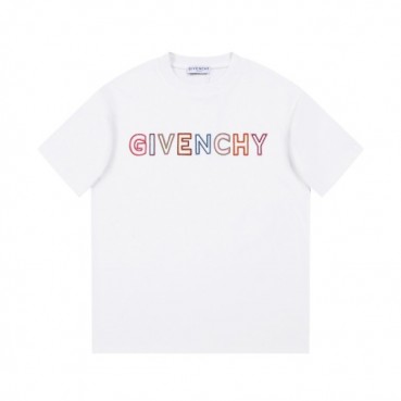 지방시 남성 크루넥 화이트 반팔티 - Givenchy Mens White Short Sleeved Tshirts 