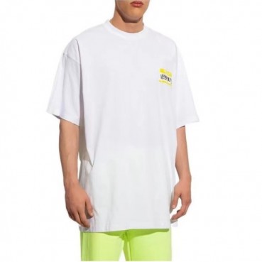 베트멍 남/녀 트렌디 화이트 반팔티 - Vetements Unisex Whie Tshirts 