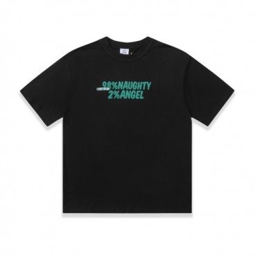 베트멍 남/녀 트렌디 블랙 반팔티 - Vetements Unisex Black Tshirts 