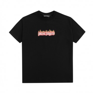 팜 엔젤스 남성 블랙 크루넥 반팔티 - Pam Angels Mens Black Tshirts 