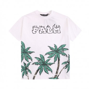 팜 엔젤스 남성 화이트 크루넥 반팔티 - Pam Angels Mens White Tshirts 