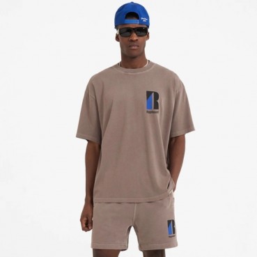 리프리젠트 남성 브라운 크루넥 반팔티 - Represent Mens Brown Tshirts 