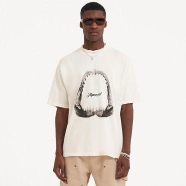 리프리젠트 남성 아이보리 크루넥 반팔티 - Represent Mens Ivory Tshirts 