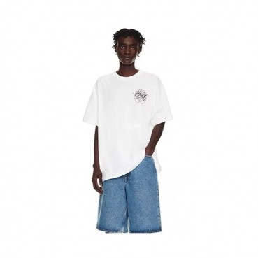 오프화이트 남성 모던 화이트 반팔티 - Off white Mens White Short sleeved Tshirts 