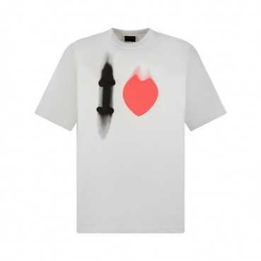 발렌시아가 남성 그레이 크루넥 반팔티 - Balenciaga Mens Gray Short sleeved Tshirts 