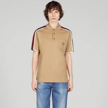 구찌 남성 카멜 폴로 반팔티 - Gucci Mens Camel Short sleeved Tshirts 