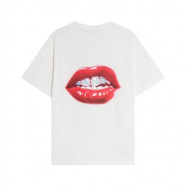 알렉산더왕 남성 화이트 반팔티 - Alexander wang Mens White Short sleeved Tshirts 
