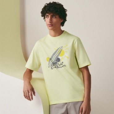 에르메스 남성 레몬 크루넥 반팔티 - Hermes Mens Lemon Short sleeved Tshirts 