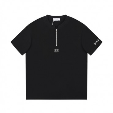 지방시 남성 크루넥 블랙 반팔티 - Givenchy Mens Black Short Sleeved Tshirts 